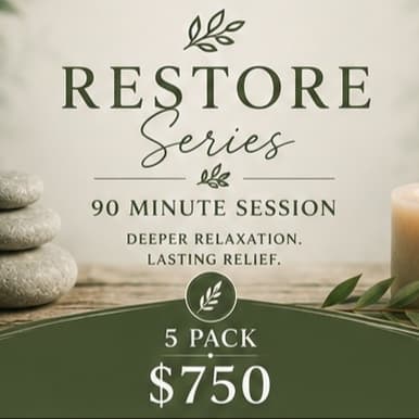 Restore Series : 5 pack at Healing Waves Therapeutic Massage in Niceville, FL