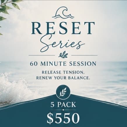 Reset Series : 5 Pack at Healing Waves Therapeutic Massage in Niceville, FL